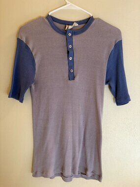 Vintage Grenadier Size M Colorblock Henley